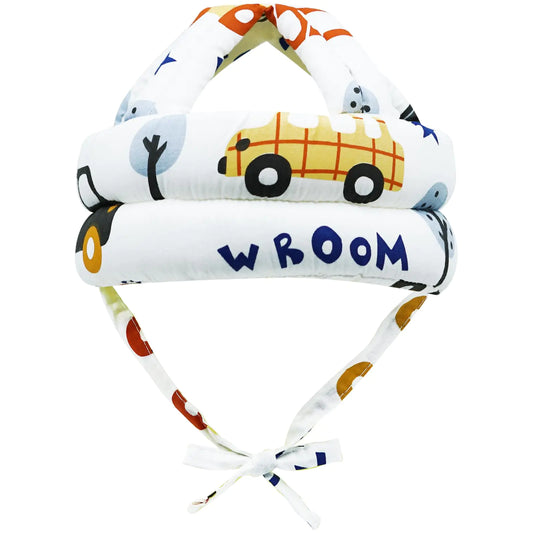 Baby Head Protector Infant Helmet No Bumps Safety Head Cushion for Crawling Walking Running Adjustable Toddler Head Protector Safety Headguard (Car)